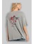 Death Note Ryuk Anime Arka Baskılı Gri Oversize T-Shirt %100 Pamuk Erkek Kadın 3