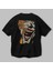 Joker (7) Arka Baskılı Siyah Oversize T-Shirt Bisiklet Yaka Pamuk Erkek Kadın 3