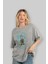 Eneru Anime Ön Baskılı Gri Oversize T-Shirt %100 Pamuk Erkek Kadın 4