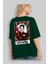 Elon Musk Iron Man Arka Baskılı Zümrüt Yeşili Oversize T-Shirt Unisex Erkek Kadın Bisiklet Yaka 4