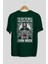 John Wick Biker Arka Baskılı Zümrüt Yeşili Oversize T-Shirt Unisex Erkek Kadın Bisiklet Yaka 2