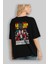 La Casa De Papel (6) Arka Baskılı Siyah Oversize T-Shirt Bisiklet Yaka Pamuk Erkek Kadın 4