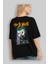 Joker (6) Arka Baskılı Siyah Oversize T-Shirt Bisiklet Yaka Pamuk Erkek Kadın 4