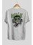 Hulk (8) Arka Baskılı Beyaz Oversize T-Shirt Bisiklet Yaka Pamuk Erkek Kadın 2