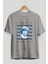 Nobody Understand Ön Baskılı Gri Oversize T-Shirt Unisex Erkek Kadın Bisiklet Yaka 2