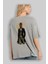 Classic Mercenary Arka Baskılı Gri Oversize T-Shirt Unisex Erkek Kadın Bisiklet Yaka 3