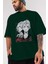 Tokyo Revengers Anime Ön Baskılı Zümrüt Yeşili Oversize T-Shirt Erkek Kadın 3
