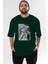 Marin Kitagawa 1 Anime Ön Baskılı Zümrüt Yeşili Oversize T-Shirt Erkek Kadın 1