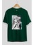 Marin Kitagawa 1 Anime Ön Baskılı Zümrüt Yeşili Oversize T-Shirt Erkek Kadın 2