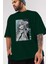 Marin Kitagawa 1 Anime Ön Baskılı Zümrüt Yeşili Oversize T-Shirt Erkek Kadın 3