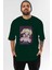 Alice Cartelet 12 Anime Ön Baskılı Zümrüt Yeşili Oversize T-Shirt Erkek Kadın 1