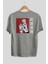 Sukuna Ryoumen 2 Anime Arka Baskılı Gri Oversize T-Shirt %100 Pamuk Erkek Kadın 2