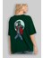 Kylo Mcfly Arka Baskılı Zümrüt Yeşili Oversize T-Shirt Unisex Erkek Kadın Bisiklet Yaka 4