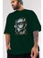 Narutomod Anime Ön Baskılı Zümrüt Yeşili Oversize T-Shirt Erkek Kadın 3
