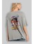 One Pıece (6) Anime Arka Baskılı Gri Oversize T-Shirt %100 Pamuk Erkek Kadın 3