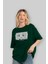 Momo Kawamoto 1 Anime Ön Baskılı Zümrüt Yeşili Oversize T-Shirt Erkek Kadın 4