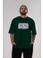 Momo Kawamoto 1 Anime Ön Baskılı Zümrüt Yeşili Oversize T-Shirt Erkek Kadın 5