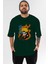 Naruto Uzumaki 1 Anime Ön Baskılı Zümrüt Yeşili Oversize T-Shirt Erkek Kadın 1