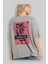 Hideout Somewhere Arka Baskılı Gri Oversize T-Shirt Unisex Erkek Kadın Bisiklet Yaka 3