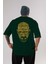 Breaking Bad Arka Baskılı Zümrüt Yeşili Oversize T-Shirt Unisex Erkek Kadın Bisiklet Yaka 1