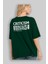 Criticism Streetwear Arka Baskılı Zümrüt Yeşili Oversize T-Shirt Unisex Erkek Kadın Bisiklet Yaka 4