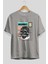 The Mummy 2 Ön Baskılı Gri Oversize T-Shirt Unisex Erkek Kadın Bisiklet Yaka 2