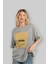 Life Is So Good Ön Baskılı Gri Oversize T-Shirt Unisex Erkek Kadın Bisiklet Yaka 4