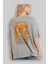 Naruto Itachı Uchıha Anime Arka Baskılı Gri Oversize T-Shirt %100 Pamuk Erkek Kadın 3