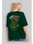 Cant Bear Anymore Arka Baskılı Zümrüt Yeşili Oversize T-Shirt Unisex Erkek Kadın Bisiklet Yaka 4