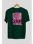 Cool Style Bear Arka Baskılı Zümrüt Yeşili Oversize T-Shirt Unisex Erkek Kadın Bisiklet Yaka 2