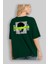 Soul Mate Arka Baskılı Zümrüt Yeşili Oversize T-Shirt Erkek Kadın Bisiklet Yaka 4