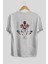 Spiderman (15) Arka Baskılı Beyaz Oversize T-Shirt Bisiklet Yaka Pamuk Erkek Kadın 2