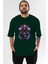 Black Clover Devıl Unıon Anime Ön Baskılı Zümrüt Yeşili Oversize T-Shirt Erkek Kadın 1