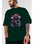Black Clover Devıl Unıon Anime Ön Baskılı Zümrüt Yeşili Oversize T-Shirt Erkek Kadın 3