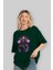 Black Clover Devıl Unıon Anime Ön Baskılı Zümrüt Yeşili Oversize T-Shirt Erkek Kadın 4