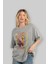 Kyojuro Rengoku Anime Ön Baskılı Gri Oversize T-Shirt %100 Pamuk Erkek Kadın 4