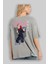 Yuuji Itadori Anime Arka Baskılı Gri Oversize T-Shirt %100 Pamuk Erkek Kadın 3