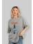 Official Loser Ön Baskılı Gri Oversize T-Shirt Unisex Erkek Kadın Bisiklet Yaka 4