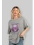 Rebel Squad Ön Baskılı Gri Oversize T-Shirt Unisex Erkek Kadın Bisiklet Yaka 4
