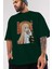 Umaru Doma 5 Anime Ön Baskılı Zümrüt Yeşili Oversize T-Shirt Erkek Kadın 3