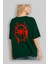 Spiderman (32) Arka Baskılı Zümrüt Yeşili Oversize T-Shirt Bisiklet Yaka Erkek Kadın 4