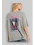Rikka Takanashi 9 Anime Arka Baskılı Gri Oversize T-Shirt %100 Pamuk Erkek Kadın 3