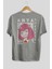 Anya Spyx Famıly Anime Arka Baskılı Gri Oversize T-Shirt %100 Pamuk Erkek Kadın 2