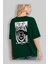 Freedom Not Free 2 Arka Baskılı Zümrüt Yeşili Oversize T-Shirt Unisex Erkek Kadın Bisiklet Yaka 4
