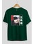Jujutsu Kaısen Anime Ön Baskılı Zümrüt Yeşili Oversize T-Shirt Erkek Kadın 2