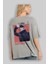 Satoru Gojo 2 Anime Arka Baskılı Gri Oversize T-Shirt %100 Pamuk Erkek Kadın 3
