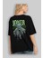 Joker (9) Arka Baskılı Siyah Oversize T-Shirt Bisiklet Yaka Pamuk Erkek Kadın 4