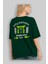 Kawaguchi Arka Baskılı Zümrüt Yeşili Oversize T-Shirt Unisex Erkek Kadın Bisiklet Yaka 4