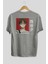 Yuu Nishinoya 1 Anime Arka Baskılı Gri Oversize T-Shirt %100 Pamuk Erkek Kadın 2