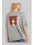 Yuu Nishinoya 1 Anime Arka Baskılı Gri Oversize T-Shirt %100 Pamuk Erkek Kadın 3